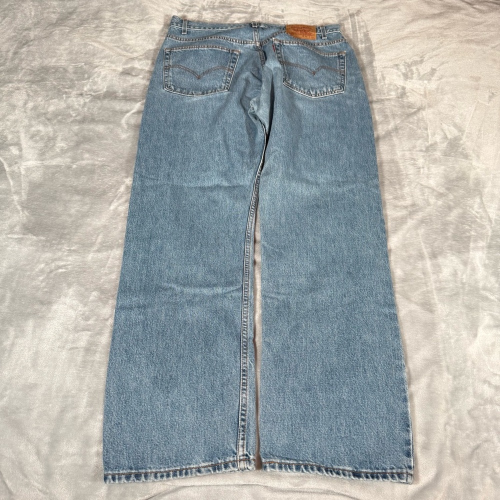 Vintage Levis 505 Regular Fit Straight Leg Jeans Mens 38x32 (Fits 36x32) Y2K